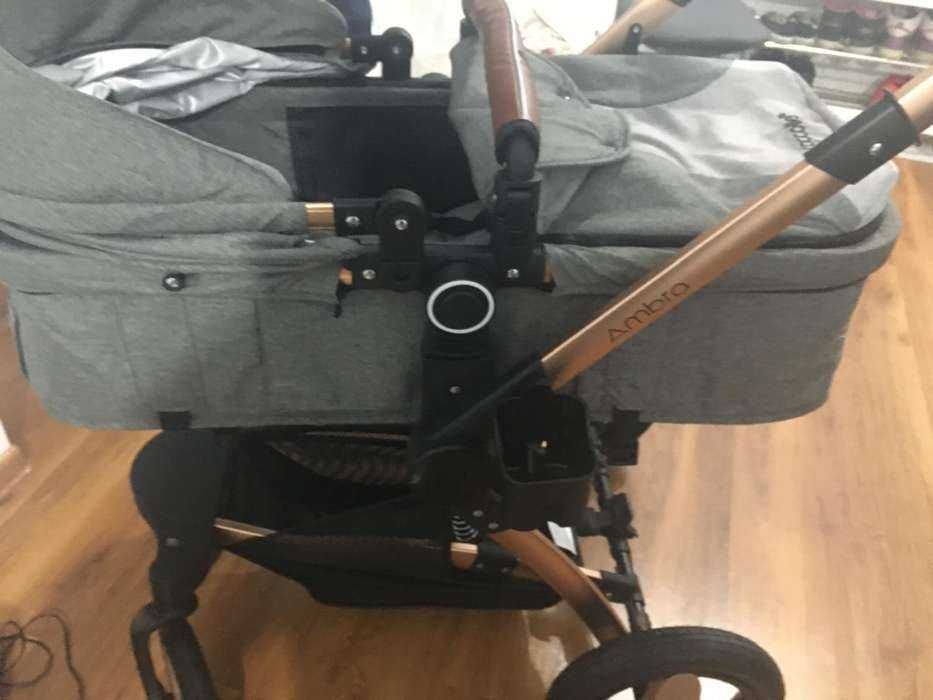 Carucior bebe 3 in 1 Coccolle Ambra Gri