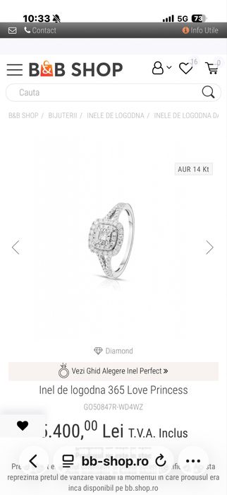 Inel de logodna 365 Love Princess