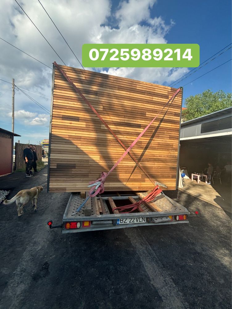 Container modular cu design deosebit lambrium de lemn