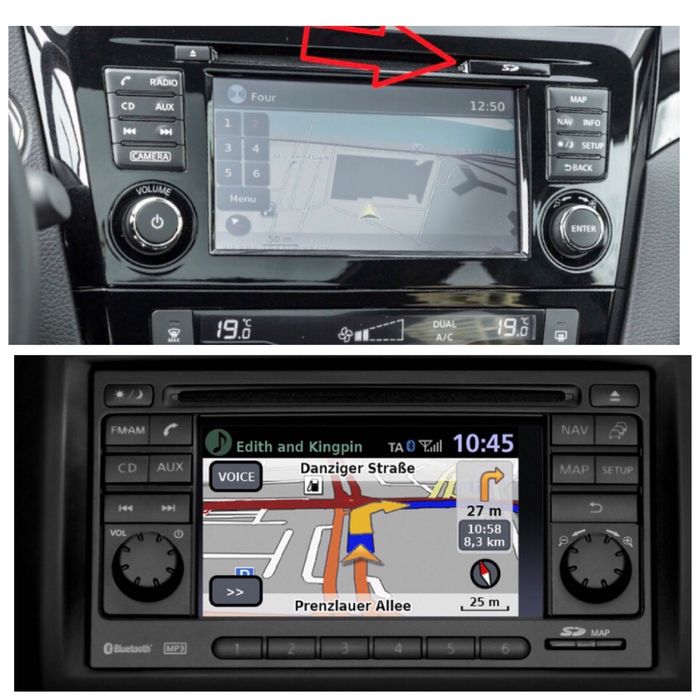 SD Card Harta Navigatie NISSAN NAVI Connect 1 LCN1 EUROPA ROMANIA 2023