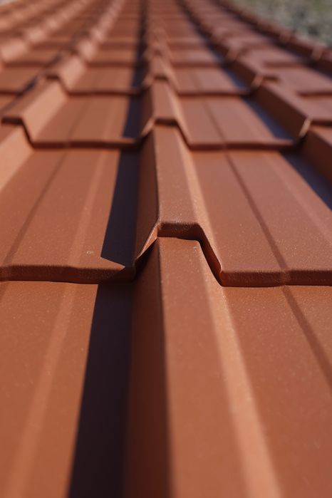 Imitatie Tigla Gri antracit panouri sandwich acoperis