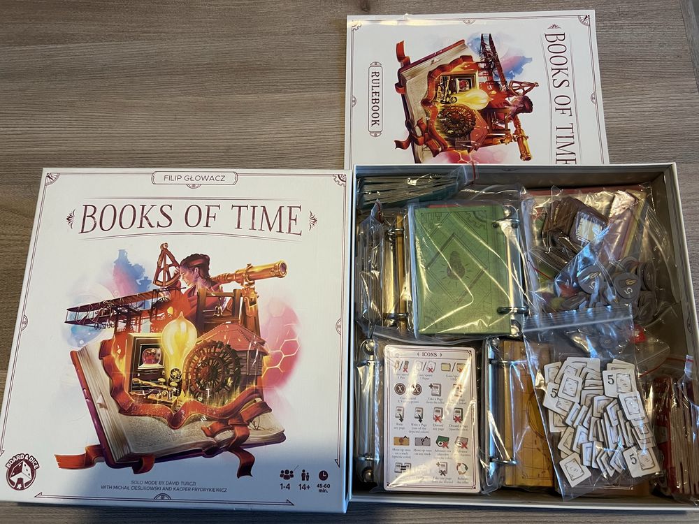 Настолни игри Books of Time, Pandemic Legacy, Minerva