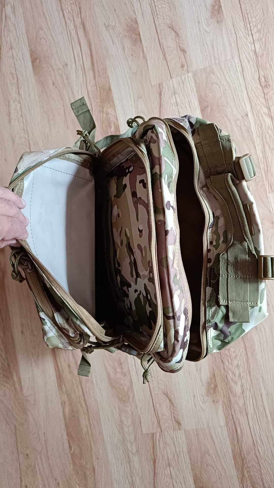 Rucsac militar camuflaj, capacitate 50l, nou