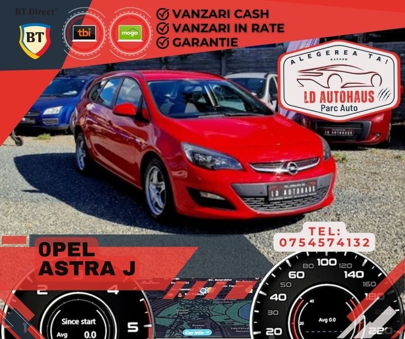 Opel Astra J 1.3 Cdti Parc Auto Rate sau Cash