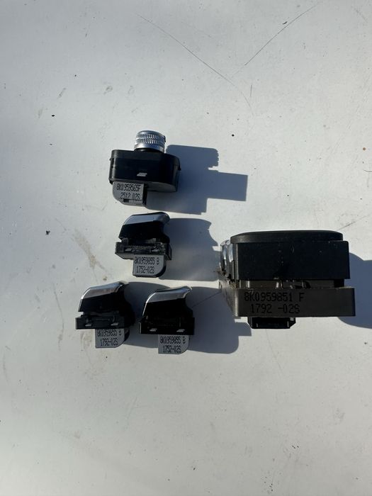 Set Butoane geam cromate audi a4 b8 b8.5