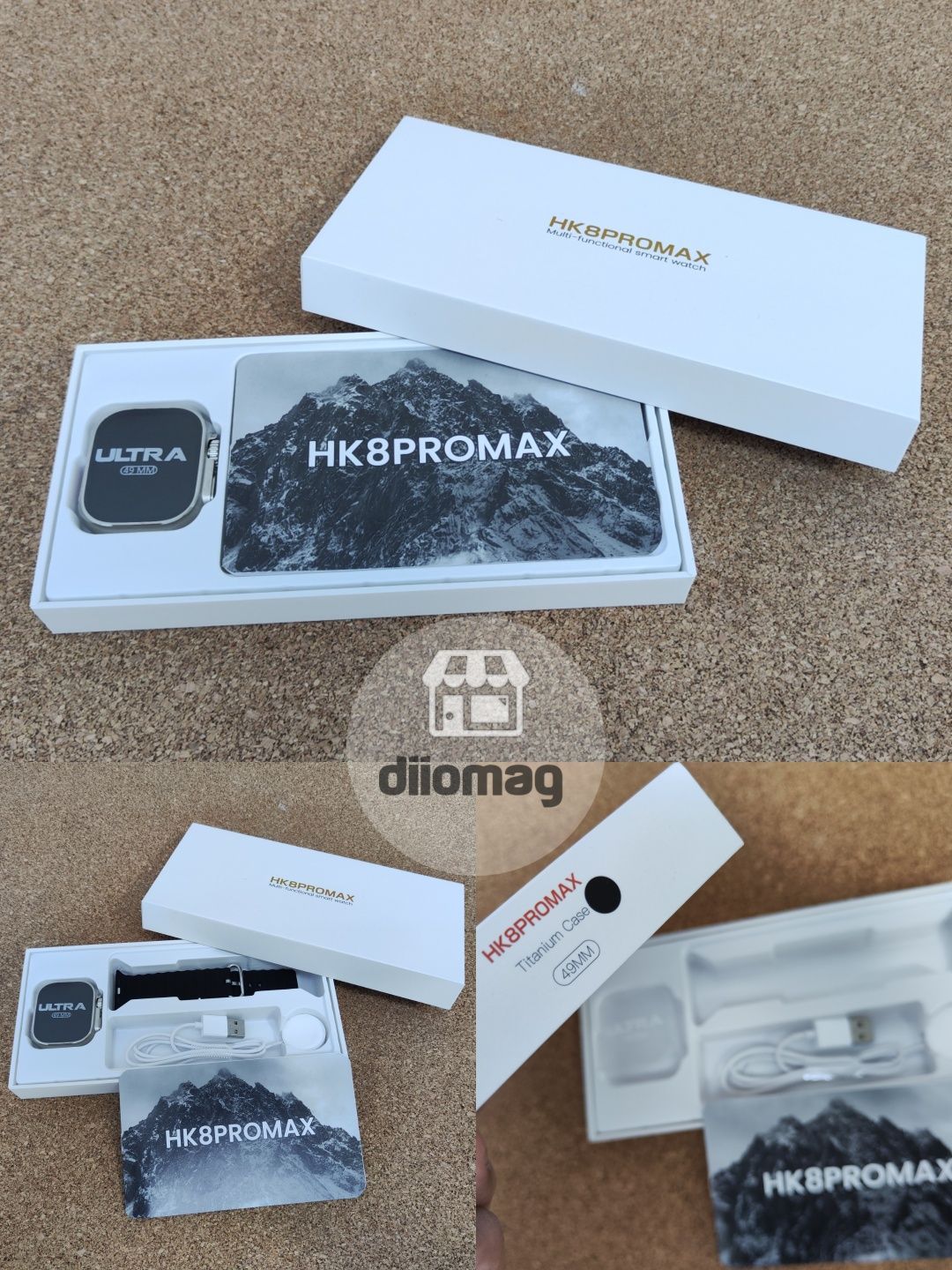 Ceas smartwatch ULTRA HK8 PROMAX 49mm  SuperAMOLED+ cu AOD si DualCore