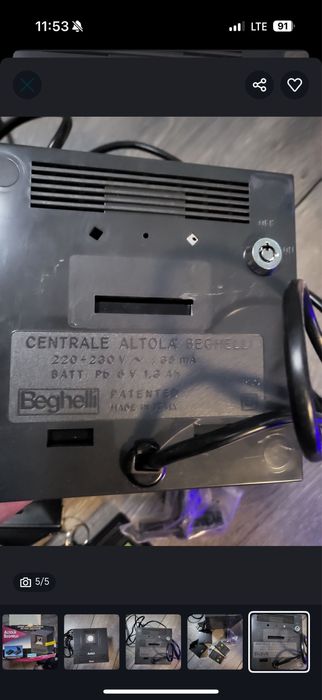 Alarma casa cu 2 telecomenzi  Și o cheie