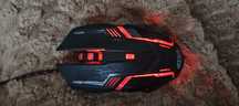 Mouse de gaming cu fir Type-C, 3600DPI, iluminare RGB, ergonomic, 132x