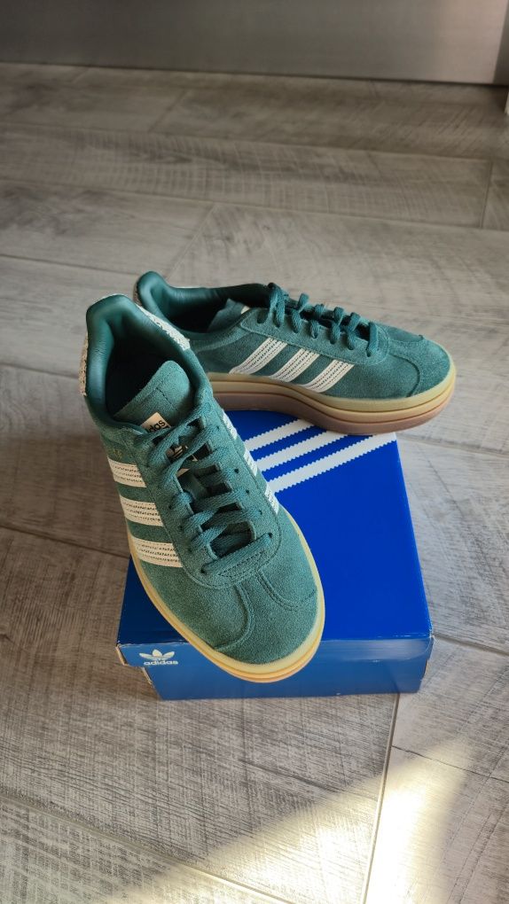 Pantofi sport ADIDAS GAZELLE BOLD W verzi dama, marimea 35 1/2
