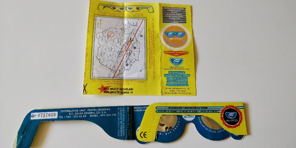 Ochelari Eclipsa anul 1999