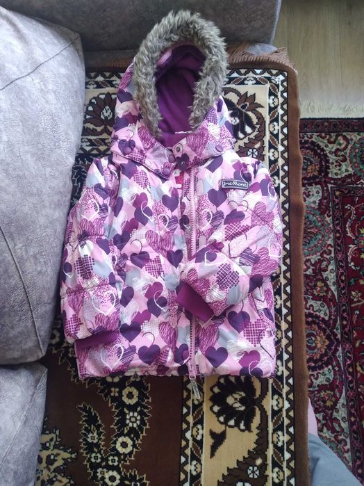 куртка для девочки зима