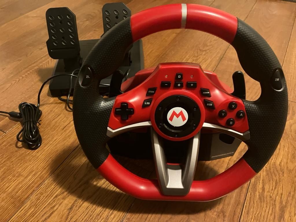 Nintendo Switch Mario Kart Racing Wheel Pro Deluxe