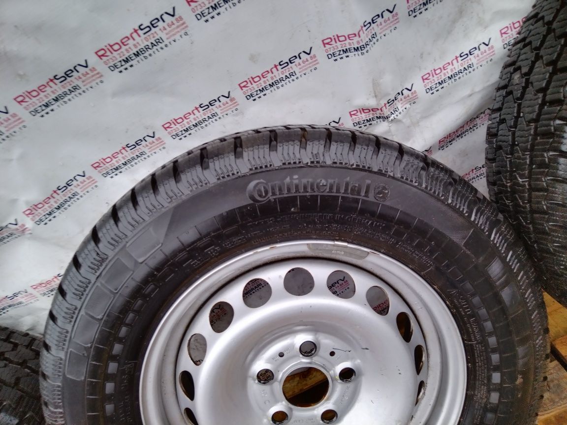 Set Jante tabla VW Crafter R16 C si anvelope M+S