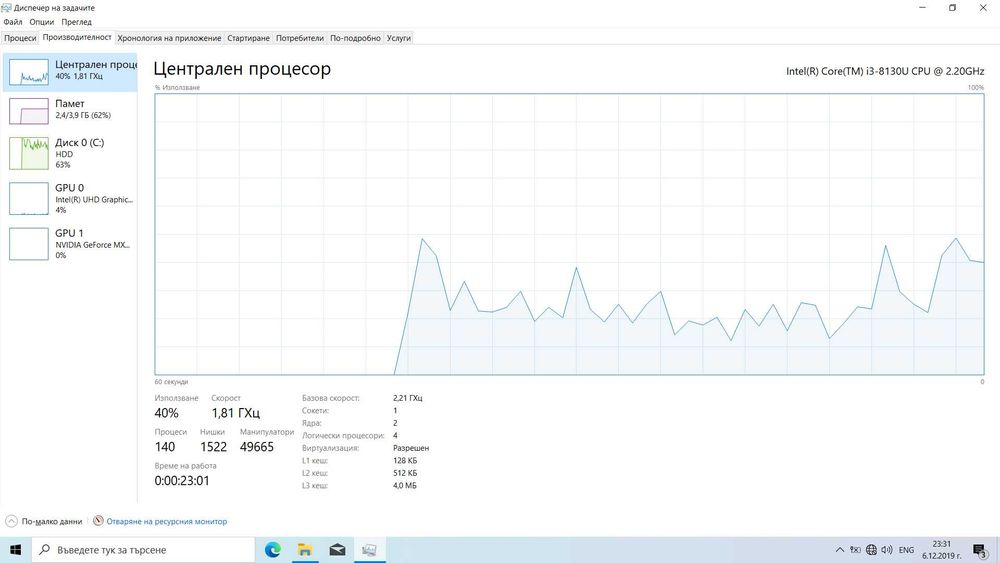 Лаптоп Asus X507U Цял за ЧАСТИ