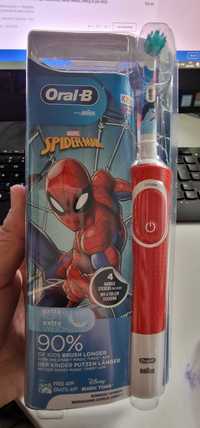 Periute de dinti electrice OralB model SPIDER MAN pentru COPII