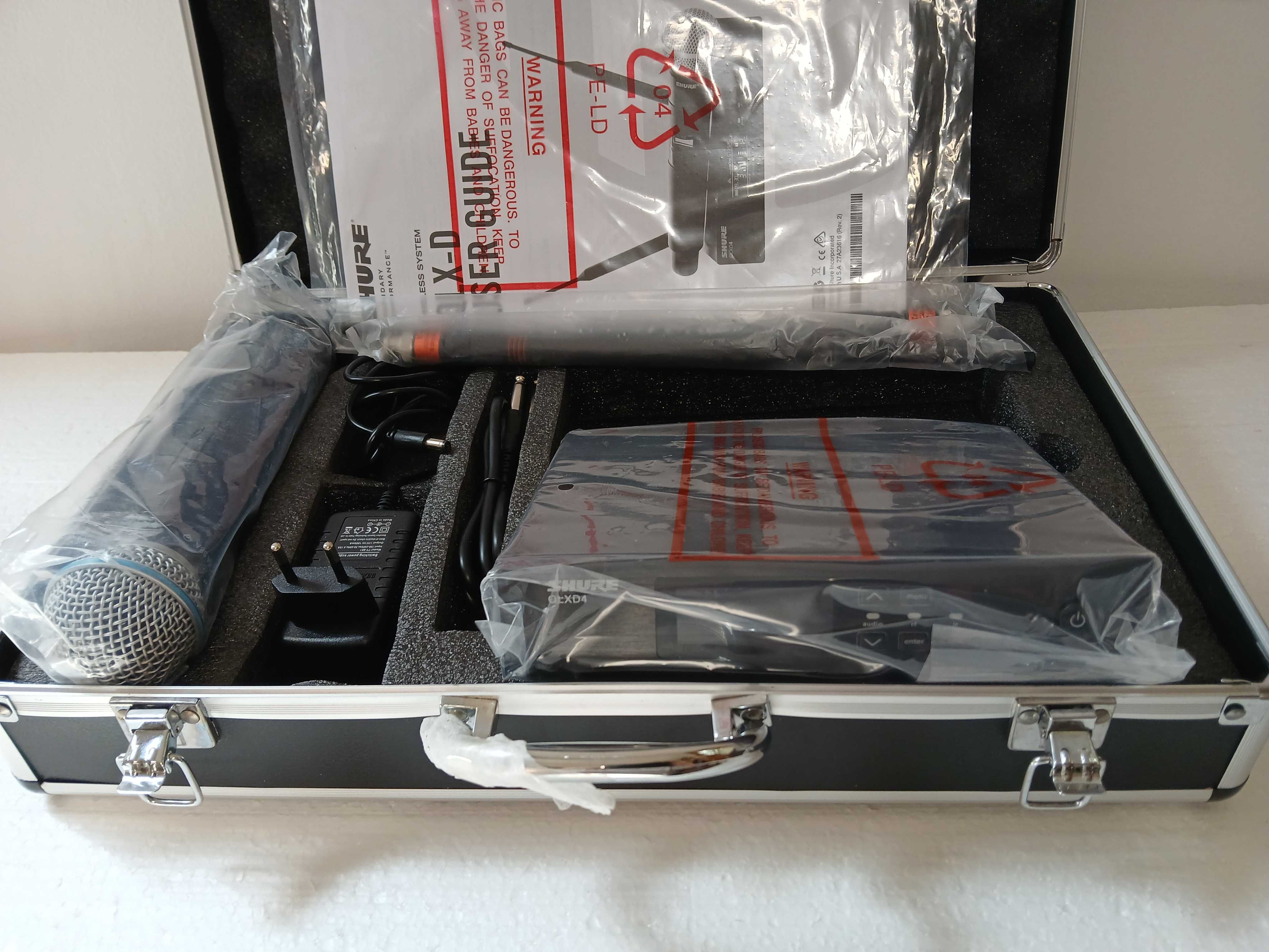 Професионален микрофон SHURE QLXD24E/B58 - внос USA (Made in Mexico)