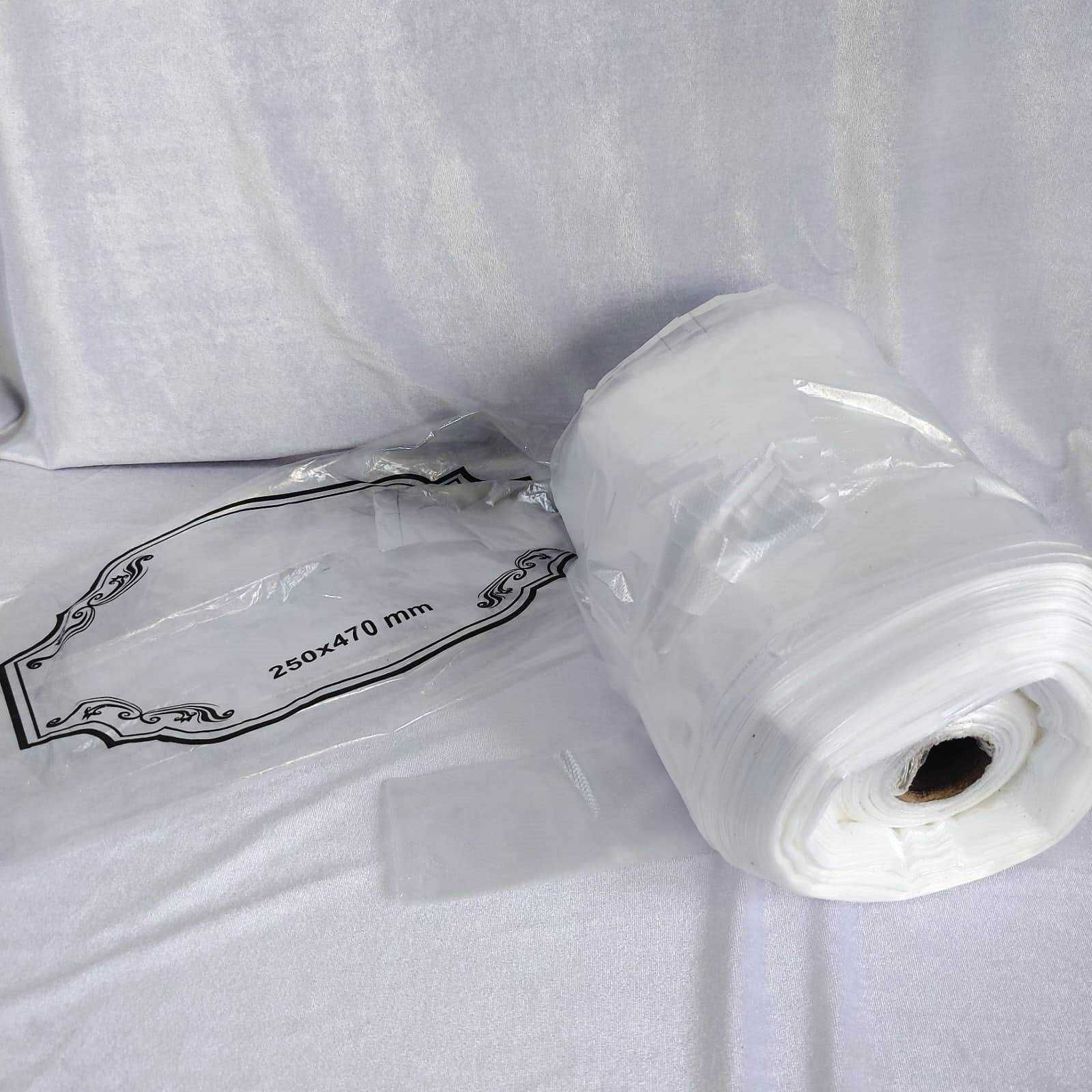 Пакет майка в рулоне прозрачный 160 шт 25х47 см Рамка