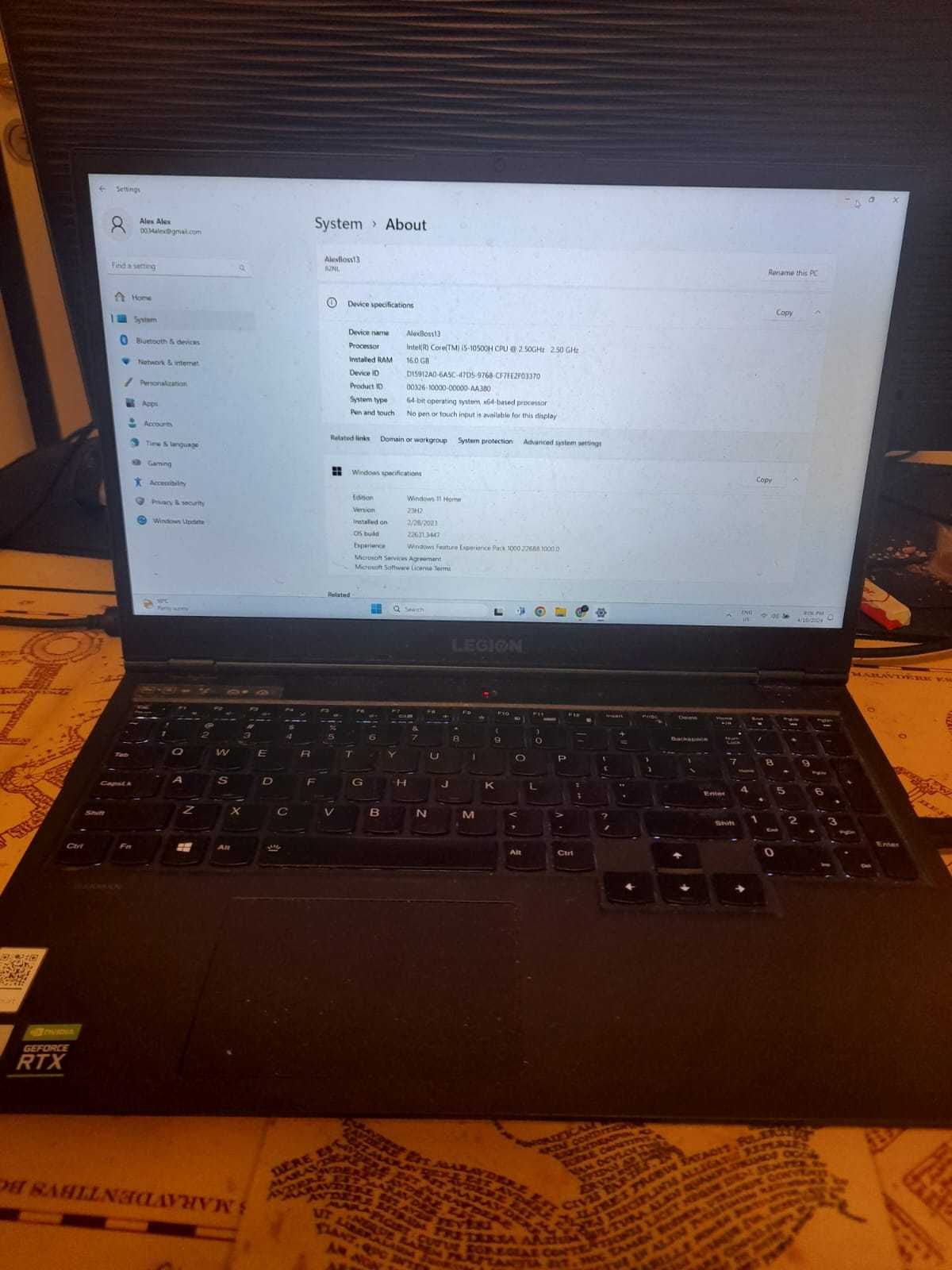 Vand Laptop Gaming Lenovo Legion 5