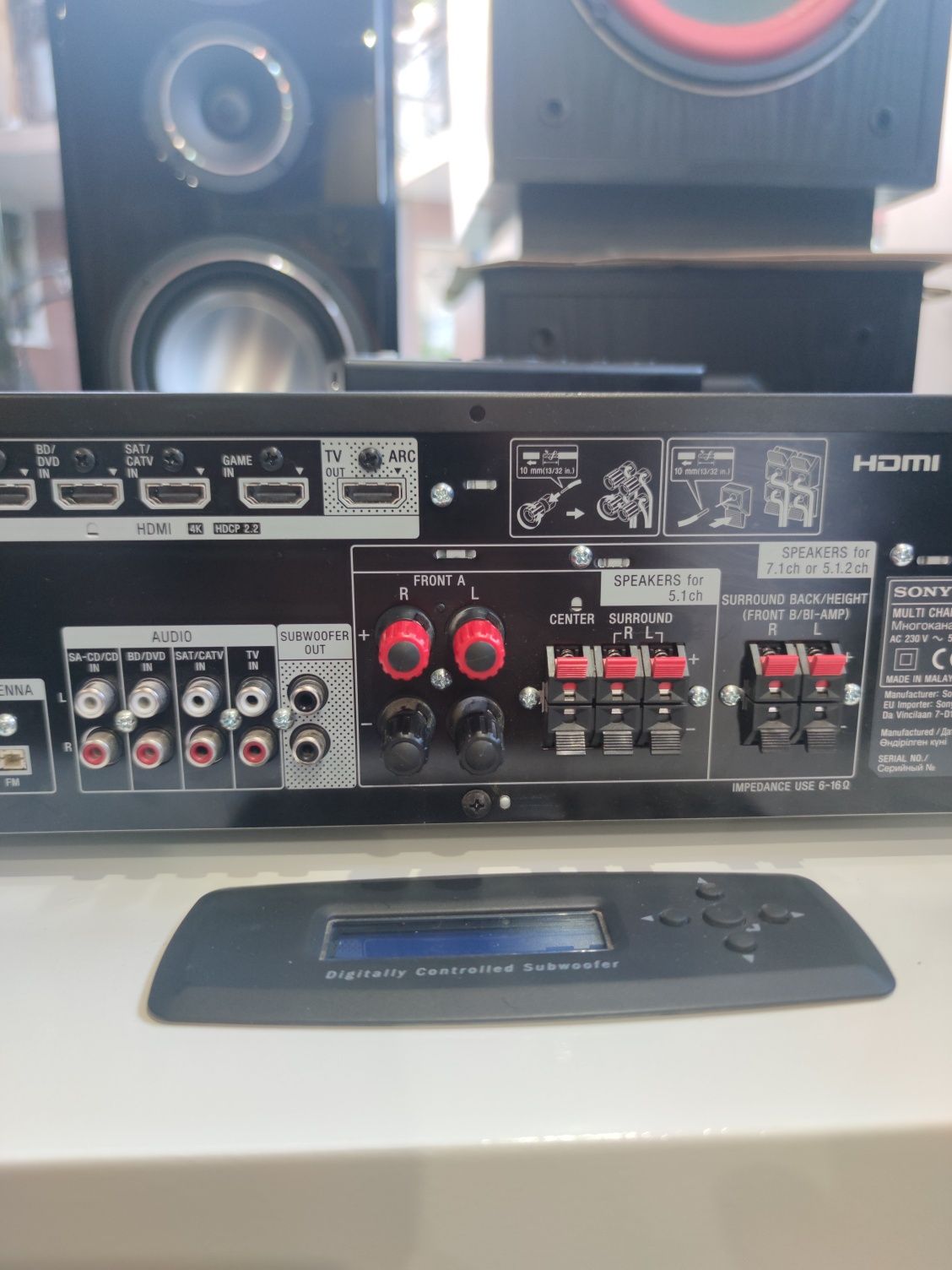 Ресийвър Sony STR-DH790 Bluetooth и дистанционно