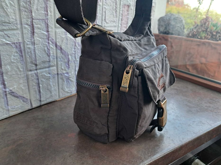 мъжка чанта Camel ,малка текстилна чантичка,торба