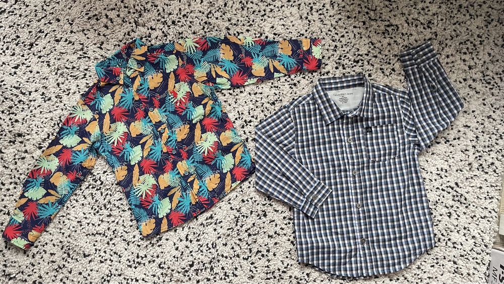 Нова детска риза Polo,Calvin Klein 4-5 годишни