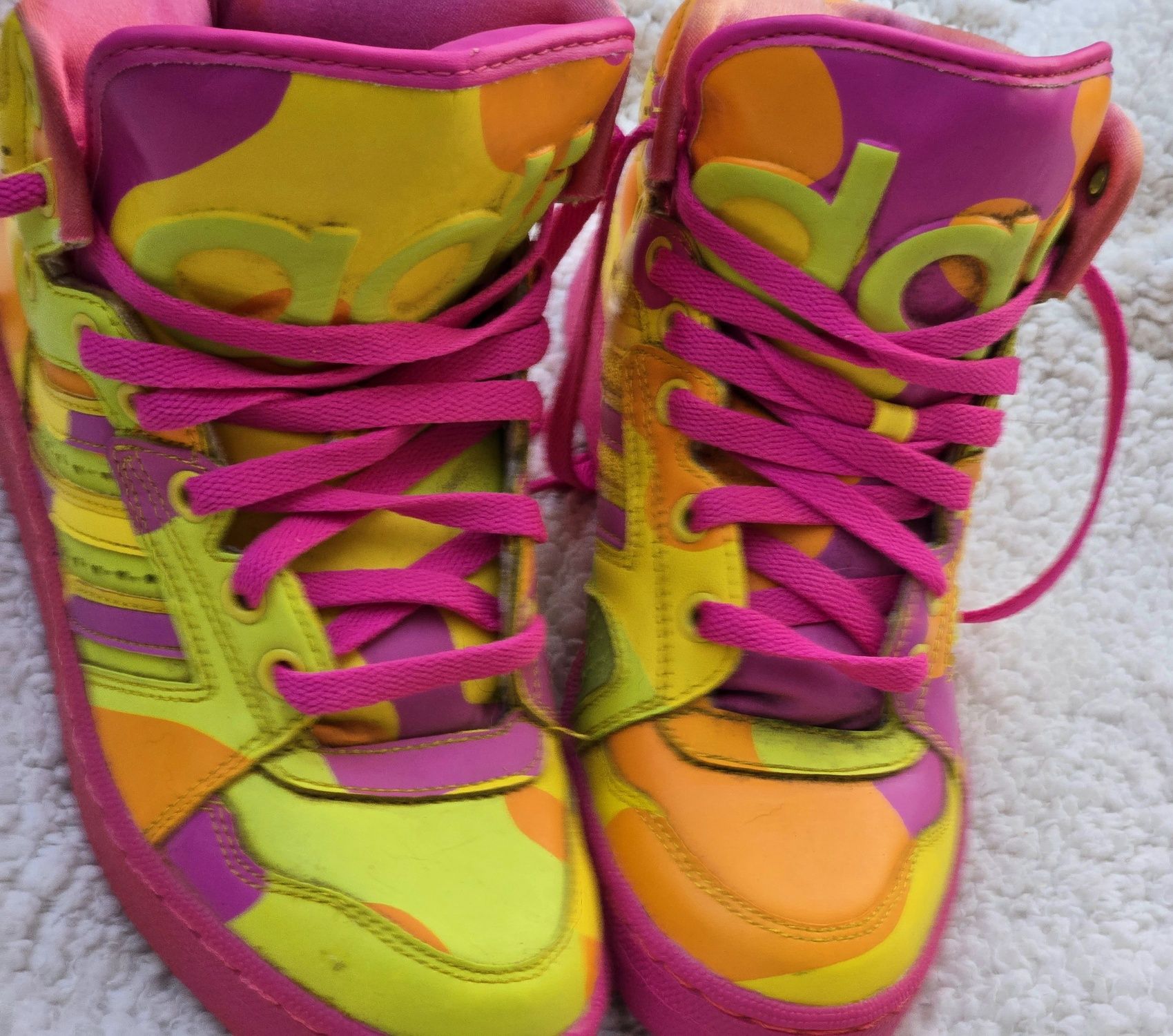 Adidas Jeremy Scott оригинални дамски сникърси естествена кожа 37 1/3