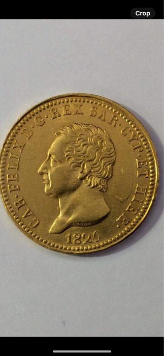 Златна монета Карло Феличе ди Савоя