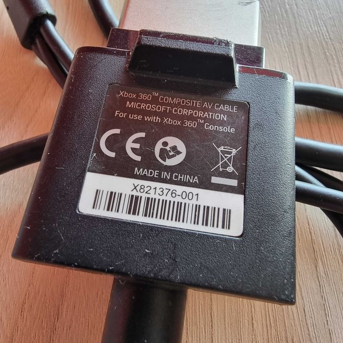 Cablu Xbox 360 Microsoft AV RCA Original