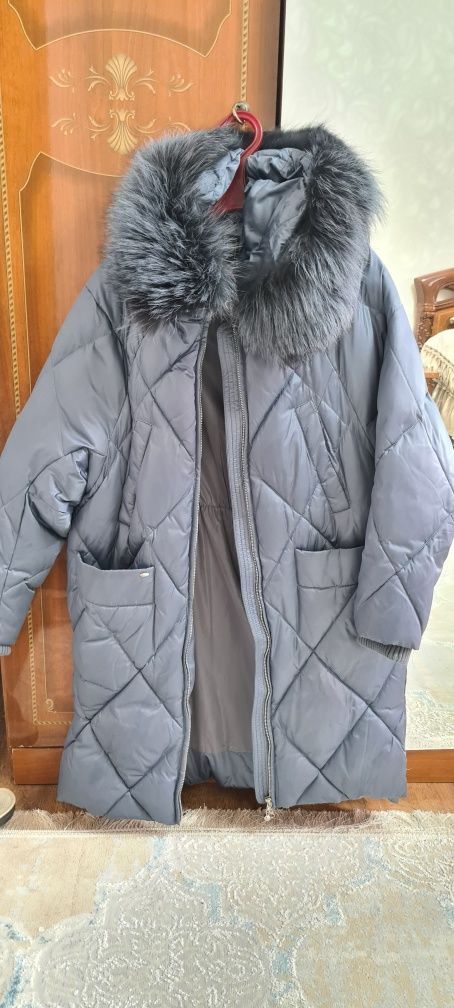 Женская зимняя куртка удлиненная