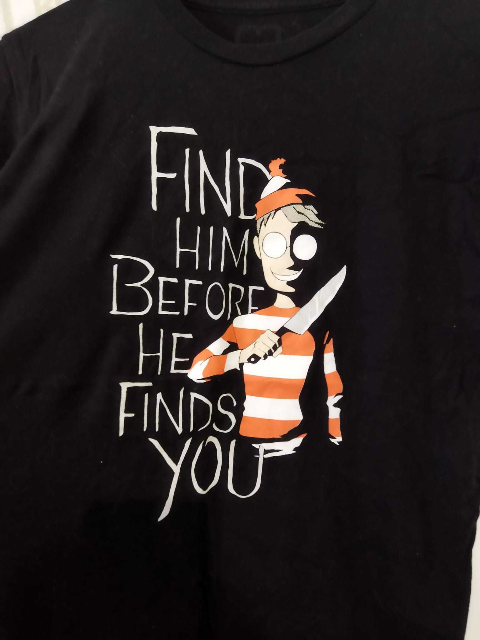 Tricou Where s Wally mărimea M,pentru băieți Horror Halloween