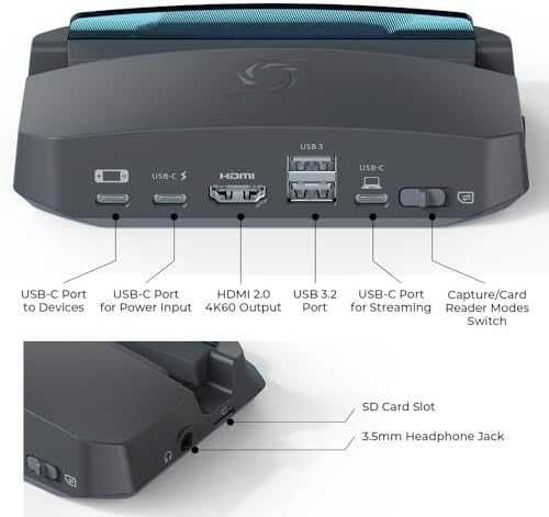 Нова Докинг станция с 4K запис и 65W зарядно - за Steam Deck, Switch