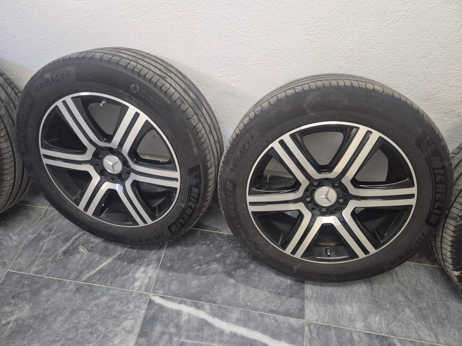 Джанти оригинални за Мерцедес Mercedes 19 цола с гуми Michelin 235 55