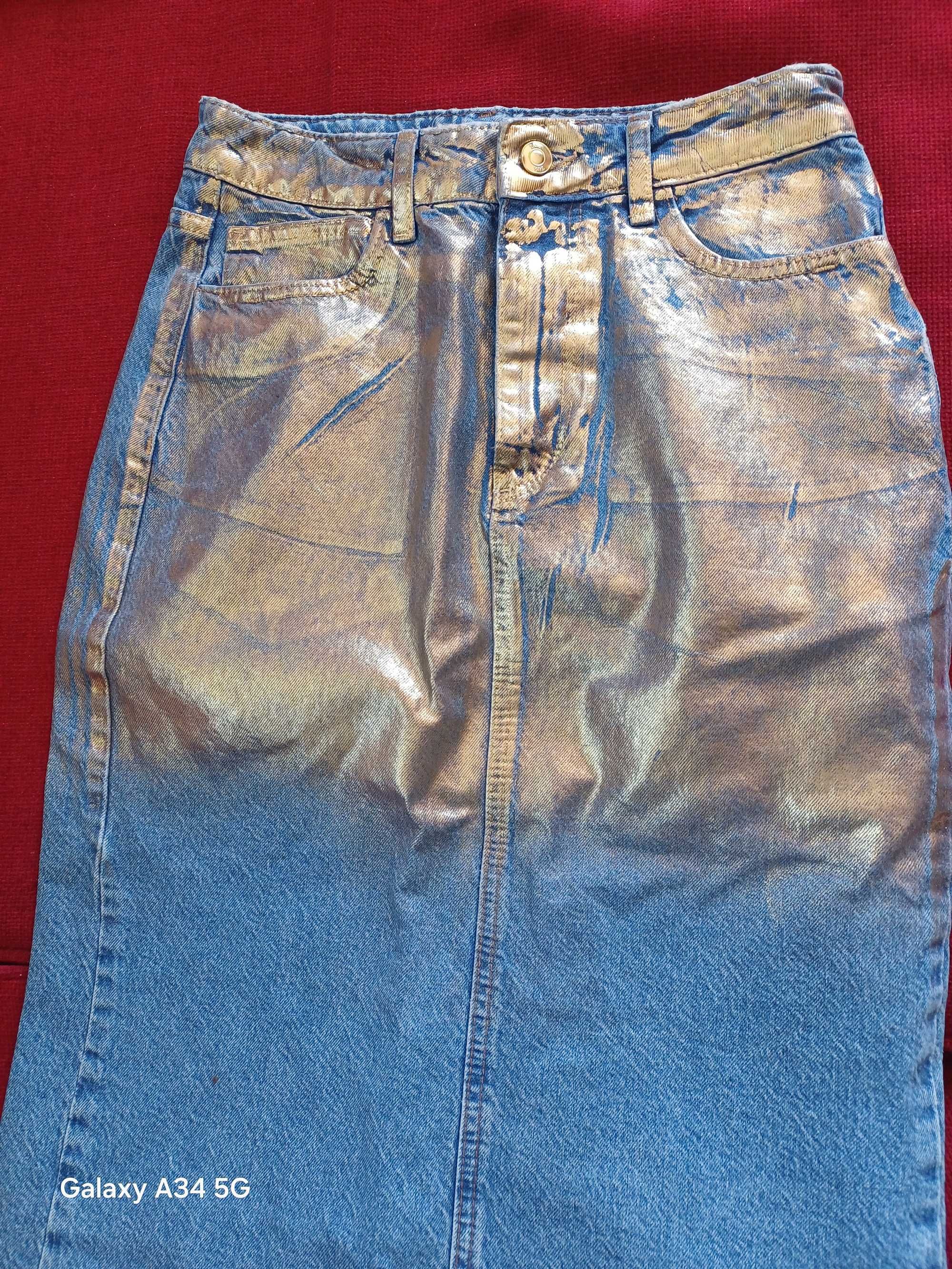 Дънкова пола Zara