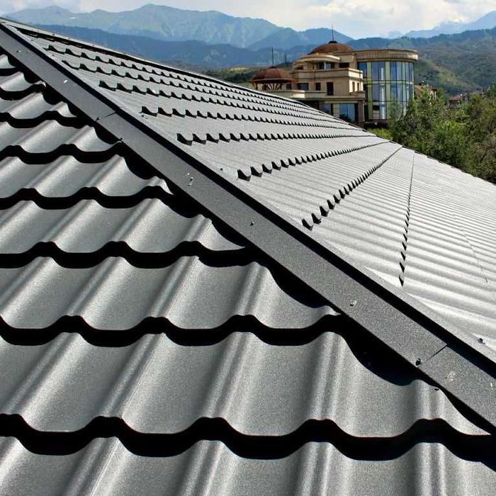 Металлочерепицу на крышу. Модульная металлочерепица. Металлочерепица