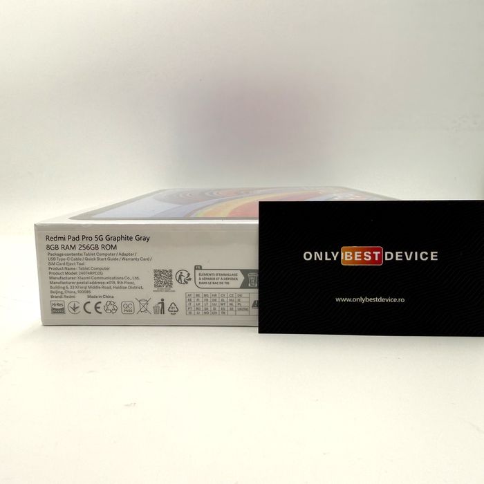 Tableta Xiaomi Redmi Pad Pro 5G Graphite Gray 8GB RAM 256GB