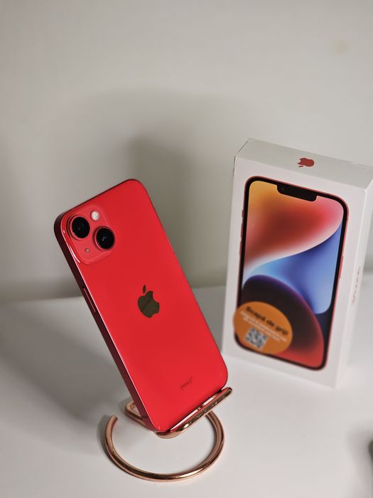 iPhone 14 Red Product 93% impecabil full box +huse/ folie / cablu