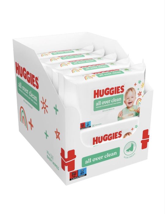 Мокри кърпички Huggies all over clean