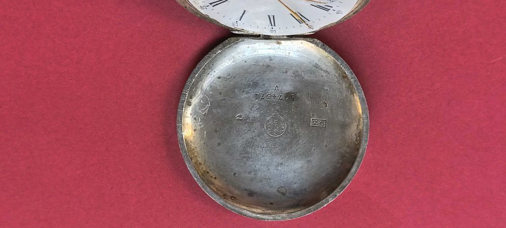 Ceas de buzunar Omega argint 800