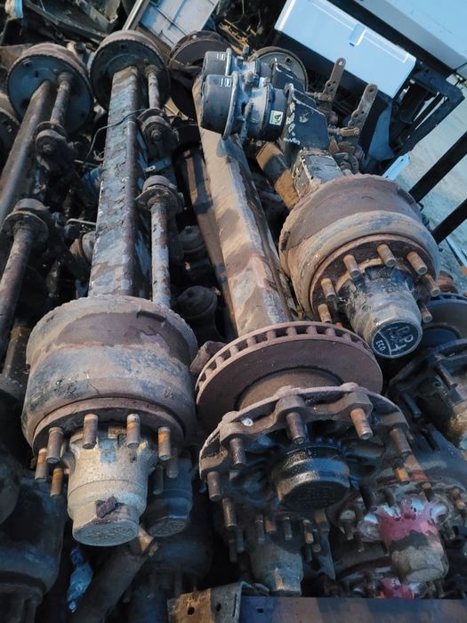 Axe osii punti remorca trailer semiremorca saf  ror bpw cu disc tambur