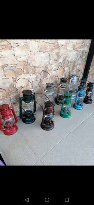 Lămpi cu petrol vechi