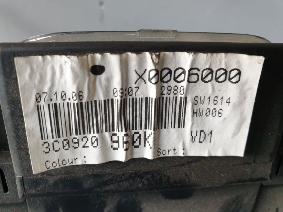 ceasuri bord vw passat b6 1.9 tdi bxe 2005 3c0920960k