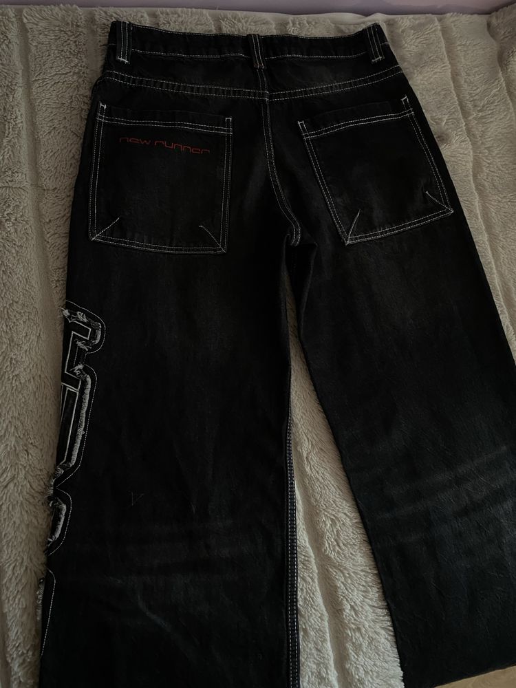 race runner baggy skater дънки 36 номер y2k style