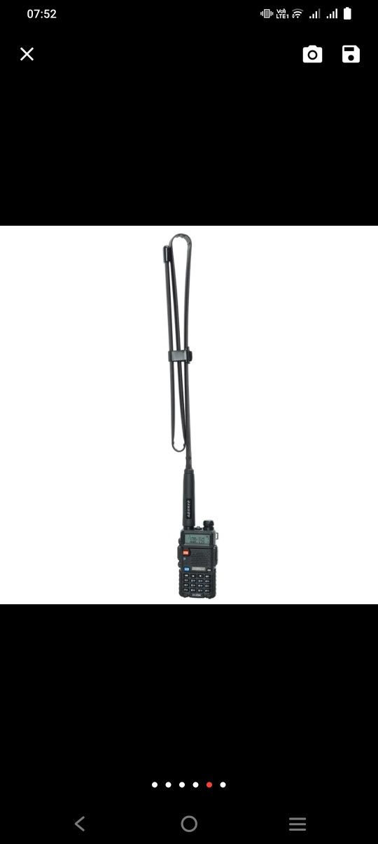 Antena tactica Baofeng 74 cm.