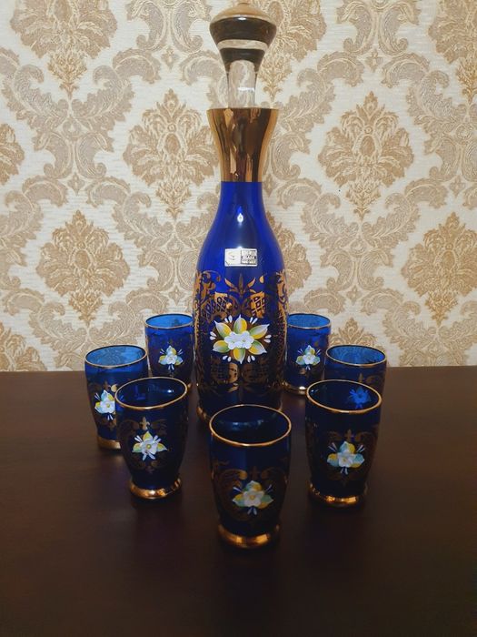 Коньячный набор Чехословакия hand made