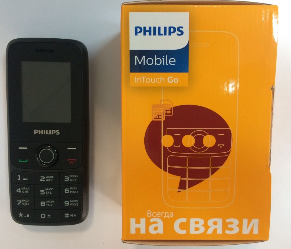 Телефон кнопочный Philips Xenium E117