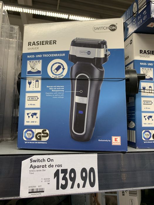 Aparat de ras electric, fara fir, cu acumulator, nou - sigilat