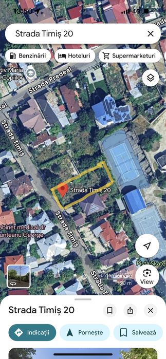 Teren central Focsani-Parcul Balcescu, 573mp + aut. const. casă p+1!