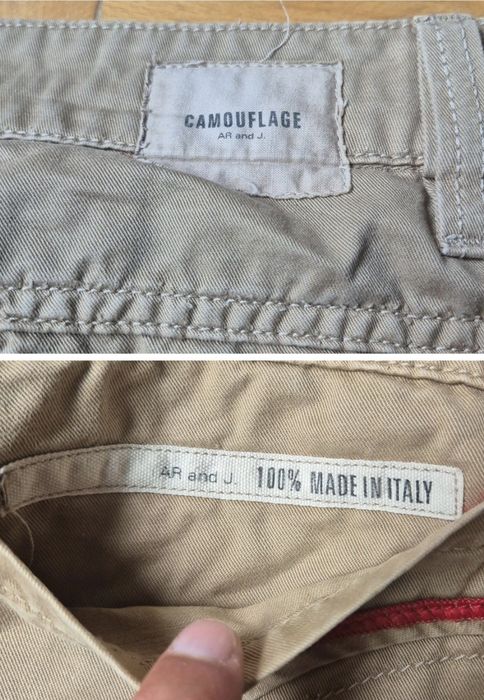 Pantaloni lux Camouflage AR and J. "100% Made in Italy" - 48