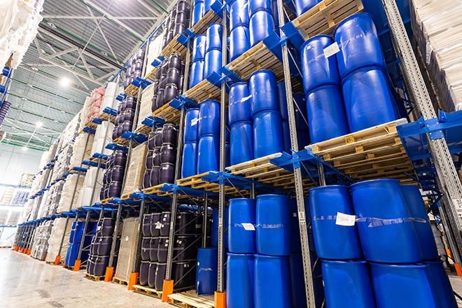 Складские стеллажи паллетный грузовой фронтальный мезонины глубинный