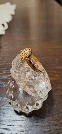 Златен пръстен ръчно изработен